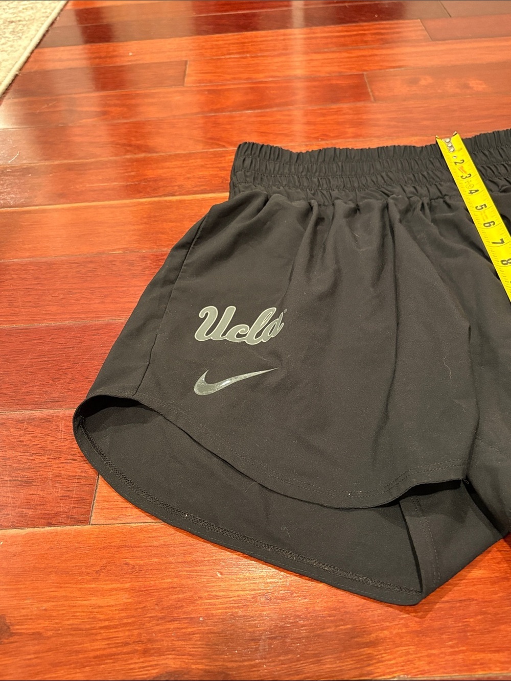 Nike Women's Med Black UCLA Athletic Running Shorts Dri Fit Gorpcore Adventure - Picture 8 of 8